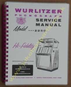 Wurlitzer 2250 Service & Parts Manual (1958)