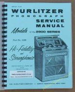 Wurlitzer 2900 & 2910 Service & Parts Manual (1965)
