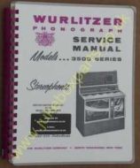 Wurlitzer 3500, 3560, 3510, Zodiac Service & Parts Manual (1971)