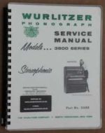 Wurlitzer 3800 Series Service & Parts Manual (1974)