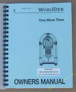 Wurlitzer One More Time - 45RPM Service, Parts & Operating Manual