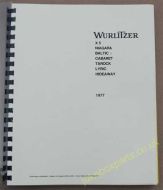 Wurlitzer 1977 Manual Models X5, Niagara, Baltic 3, Cabaret, Tarock, Lyric, Hideaway
