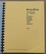 Wurlitzer X200, X9, Atlanta 4, Niagara 3, Cabarina, Tarock, Lyric Manual 1979