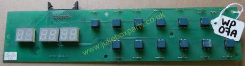 Playmate CD Wall Box Keypad / Display HGM152 (WP07A)