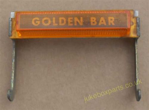 Wurlitzer Golden Bar Button (WP106)