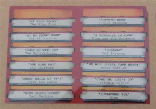 Wurlitzer OMT Title Card Insert (WP156)