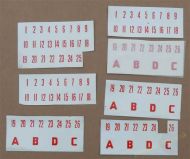 Wurlitzer Bundle of Decals Letters & Numbers (WP199)