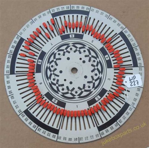 German Wurlitzer Popularity Wheel (WP227)