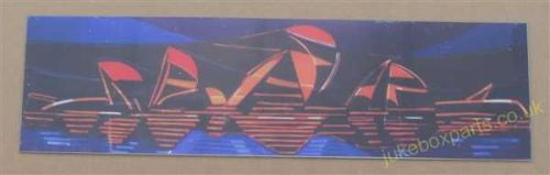 Wurlitzer Lyric F Boats Reproduction Perspex (WP237)