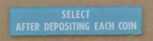 Wurlitzer 2100 Instruction Plastic (WP52)