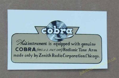 Wurlitzer Water Slide Transfer (WP71G)