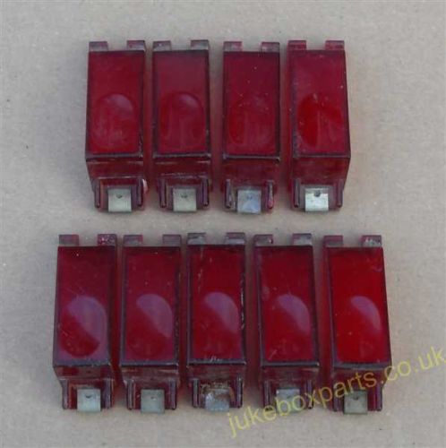 Job Lot Of Wurlitzer Red Buttons (WP85)